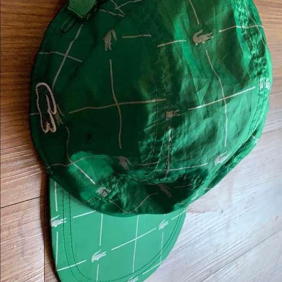 lacoste checkered cap